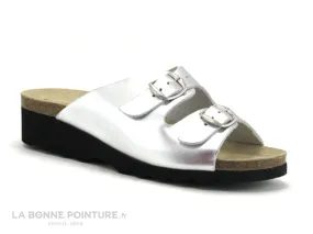 Achat chaussures Artika Femme Mule, vente Artika Soft GADIN Rif argent - Mule confort Femme
