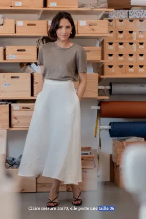 La jupe longue - blanche