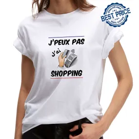 T Shirt Femme Shopping